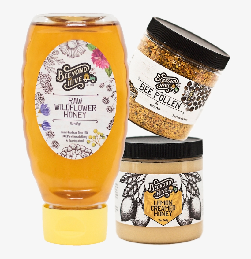 Pollen, 1lb Honey & Creamed Honey Gift Box - Wheat Beer, transparent png
