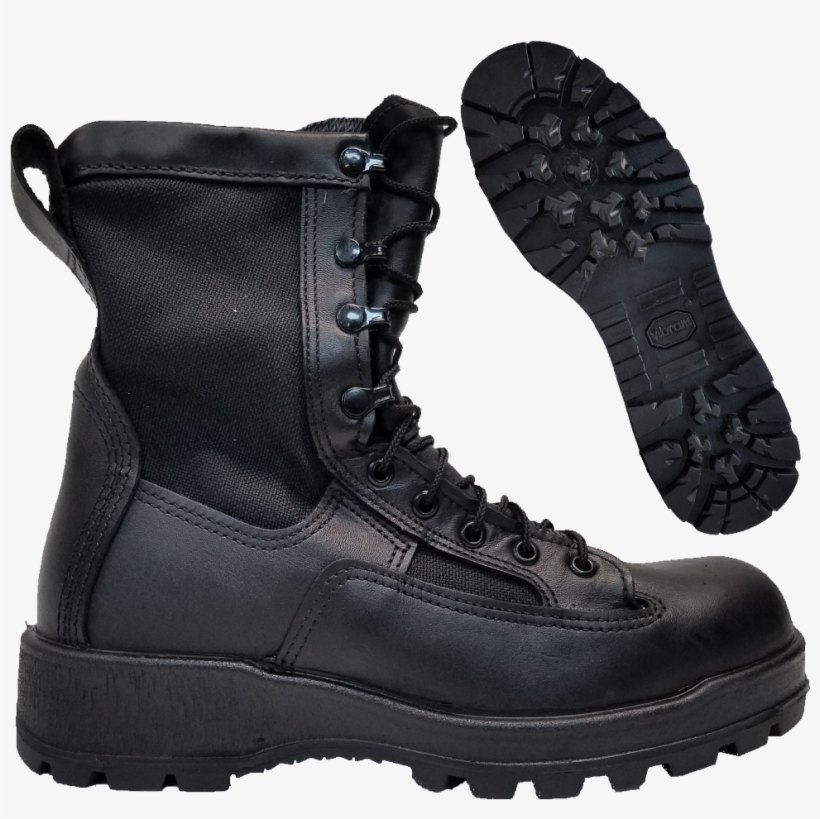 Military Black Combat Boots - Wellco Us Army Issue Temperate Weather Infantry Combat, transparent png