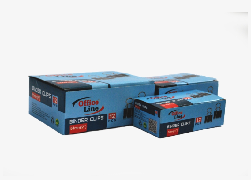 Binder Clips Office Line - Box, transparent png