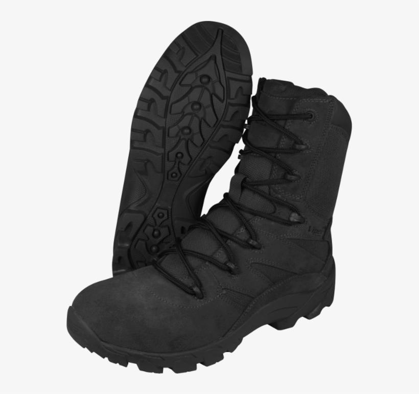 Viper Tactical Covert Boot - Suede Black Tactical Boots, transparent png