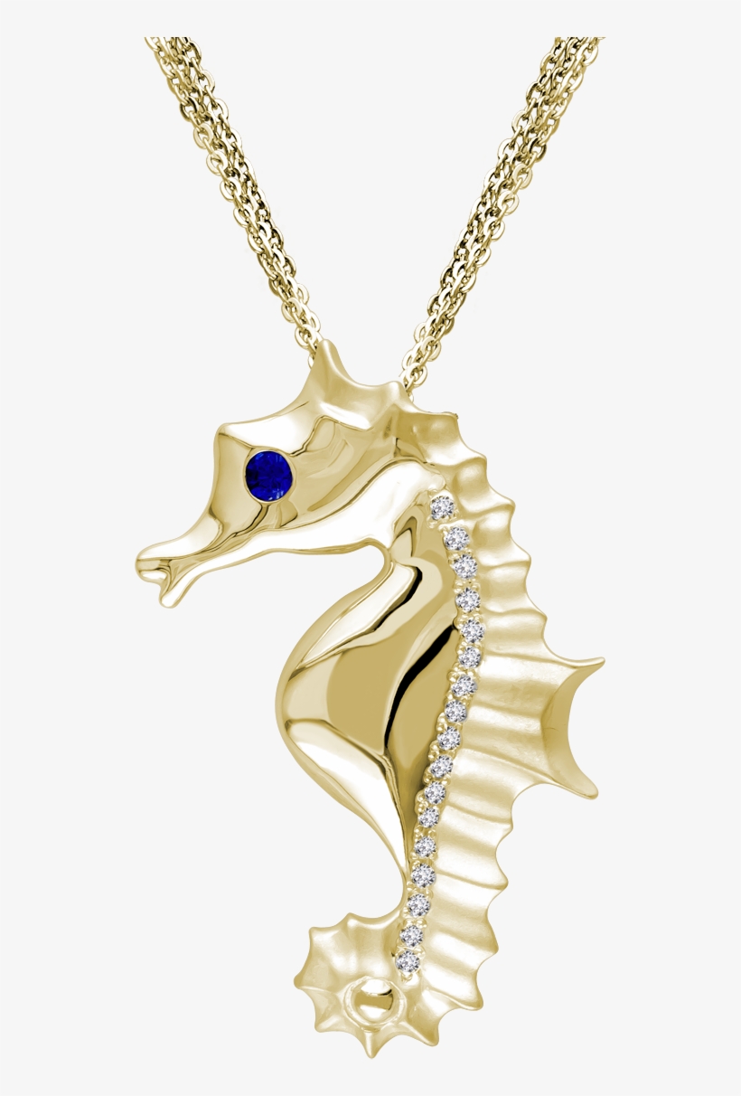 Blue Marlin Seahorse - Sapphire, transparent png