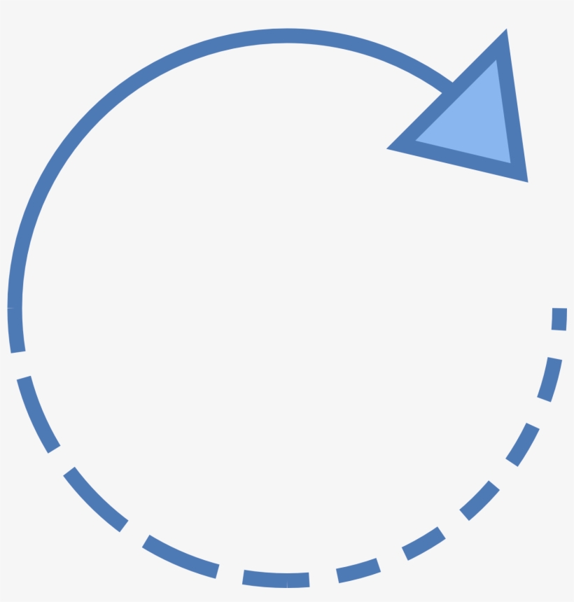 Curved Dotted Arrow Png Download - Icon, transparent png