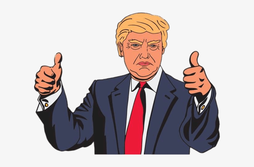 Download - Donald Trump Cartoon Clipart, transparent png