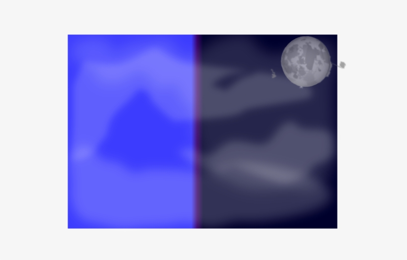 Halloween Haunted Foggy Clip Art - Moon, transparent png