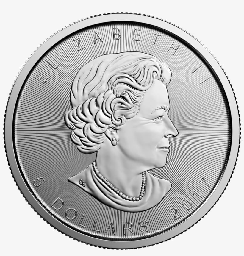 Maple Leaf 1oz Silver Coin - 2016 Platinum Maple Leaf, transparent png