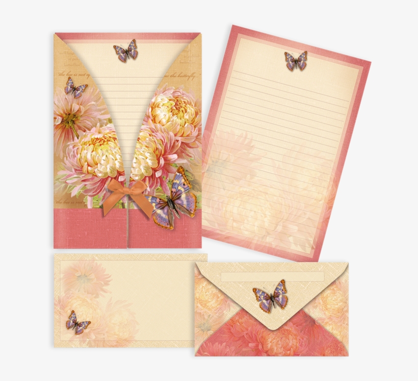 Letter Paper Set - Carson Be Joyful Floral Spring House Flag, transparent png
