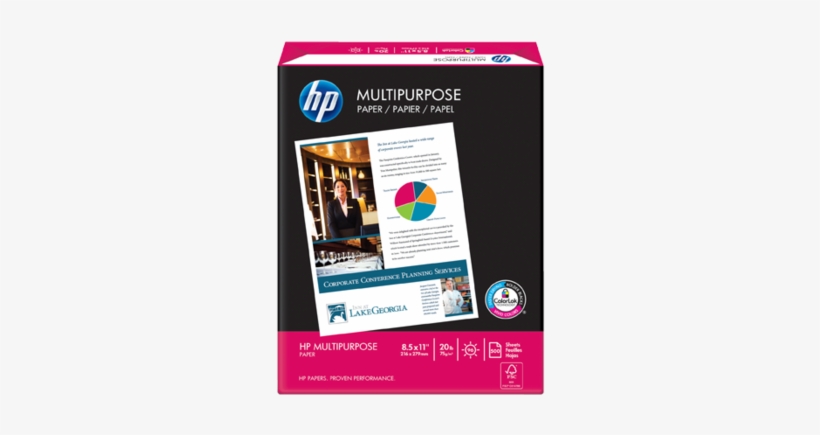Hp Multipurpose Paper-500 Sht/letter/8 - Hp Multipurpose Paper, transparent png