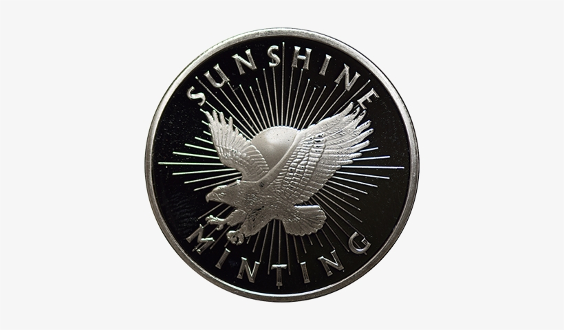 1 Oz Sunshine Minting Silver Rounds, - Silver, transparent png