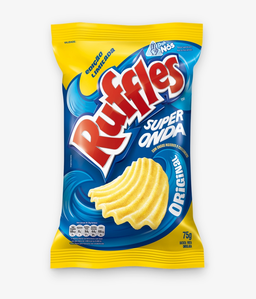Af 3d Ruffles Super Onda Original 75g Rgb - Ruffles, transparent png