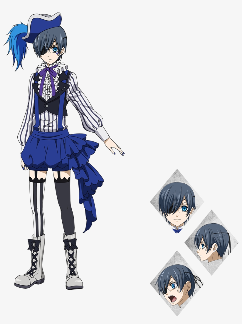 Boc Ciel - Black Butler Ciel Circus, transparent png