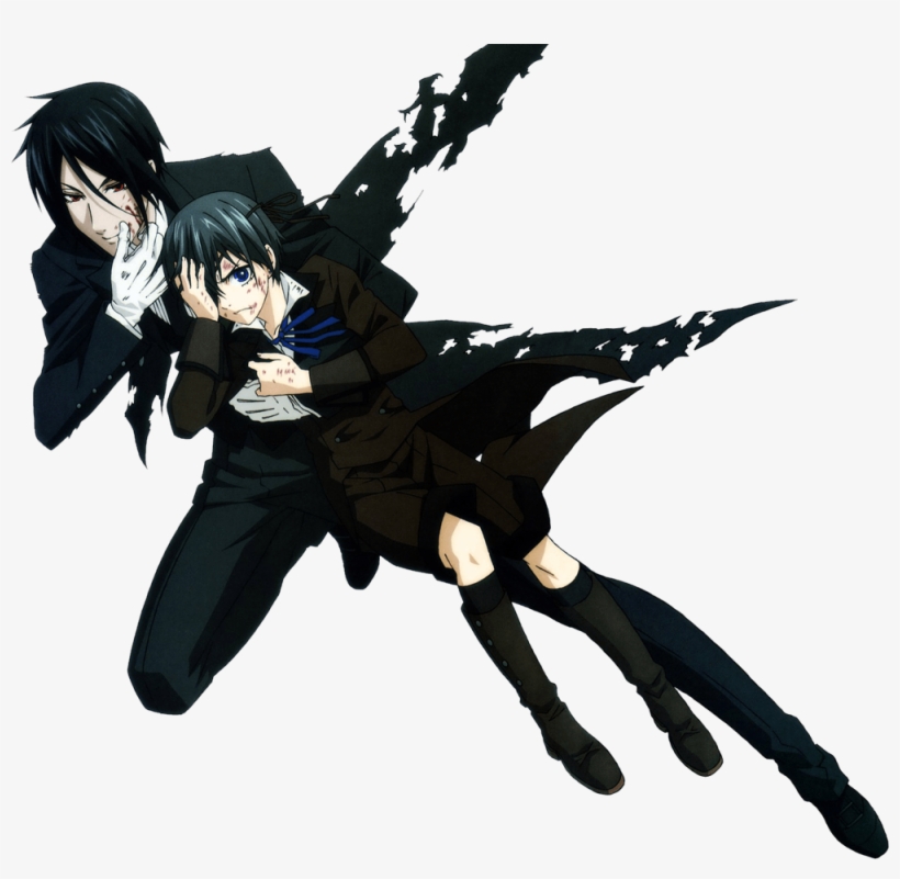 Black Butler - Black Butler Sebastian And Ciel Png, transparent png