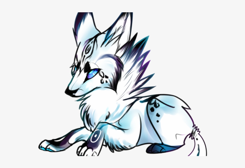 Animated Wolf Clipart - Cute Wolf Drawings Easy, transparent png