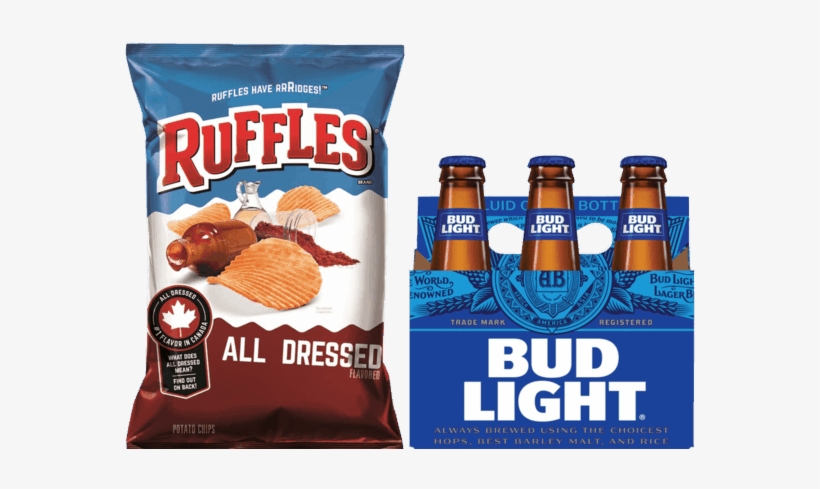 00 For Ruffles® Potato Chips - Ruffles Potato Chips, Cheddar & Sour Cream - 9, transparent png