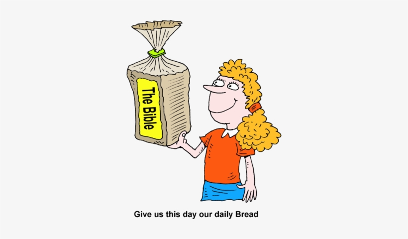 Bible And Bread - Cartoon, transparent png