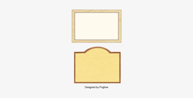 Exquisite Cartoon Cute Retro Wood Label Title Bar, - Cartoon, transparent png