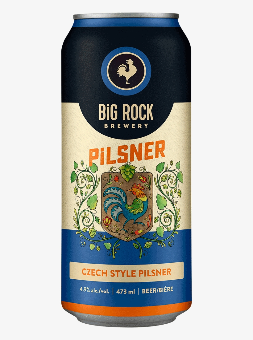 Big Rock Pilsner Big Rock Brewery Pilsner 424x1024 PNG Download