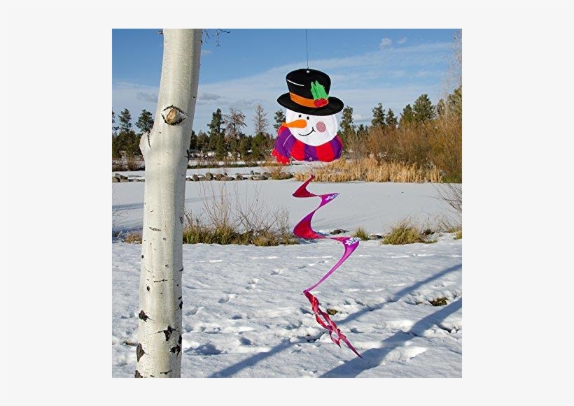 Auction - Breeze Snowman Twister Tail Yard Art, transparent png