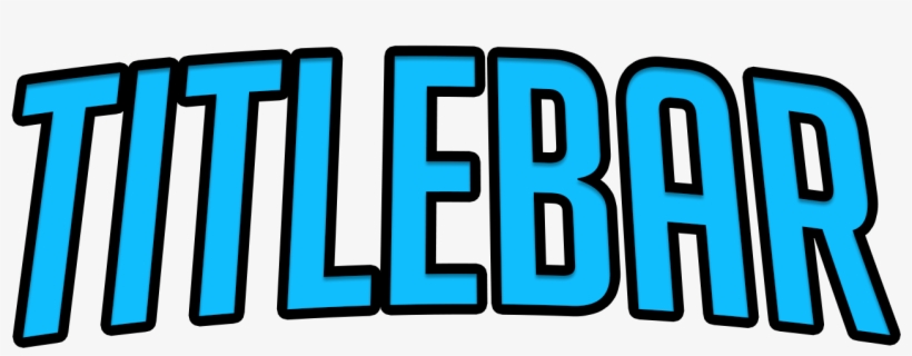 Titlebar - Titelbar Plugin Minecraft, transparent png
