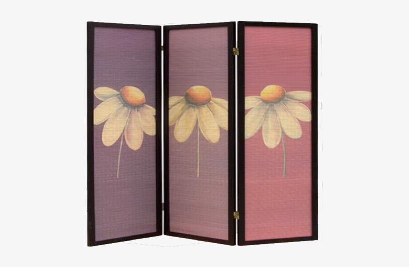 Folding Screen Room Divider- Flower - Room Divider Png, transparent png
