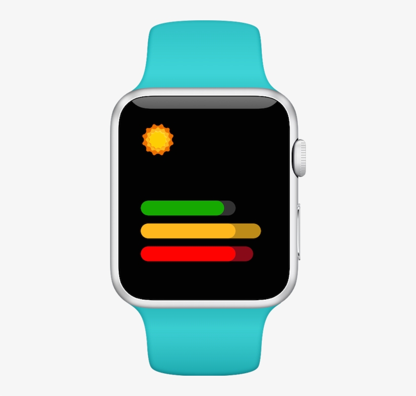 To Design Noom For Apple Watch, We Assembled A Small Apple Watch Clipart 386x700 PNG