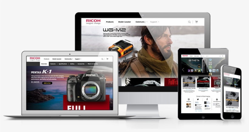 Ricoh Branding Work - Website, transparent png