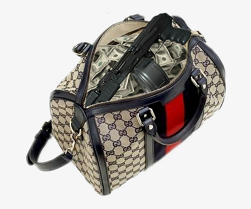 Draco Gucci Guccibag Money Trap Louisvuitton Vuitton - Gucci Boston Bag Inside, transparent png