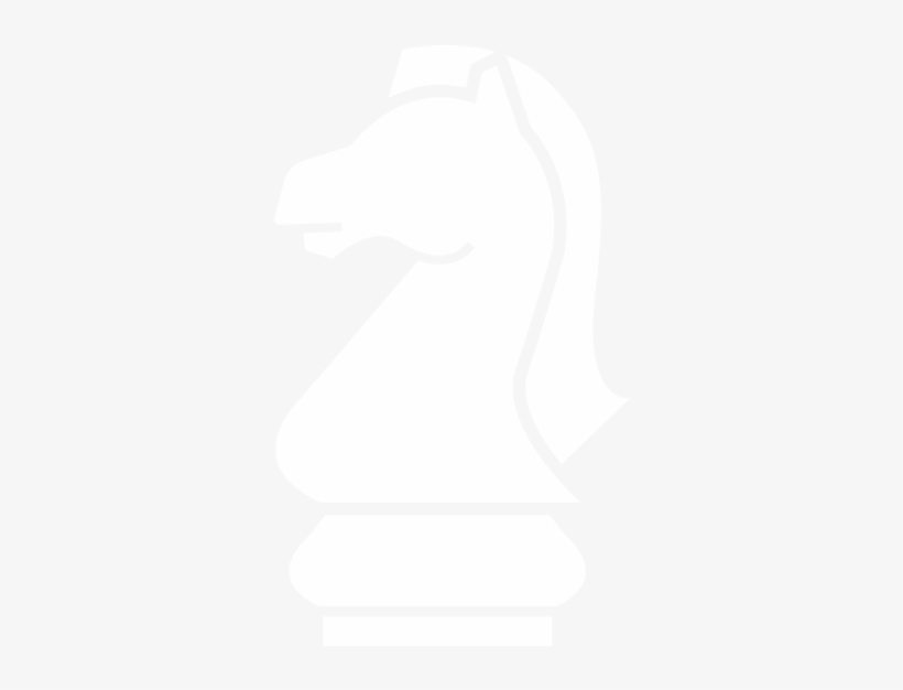 Chess Pieces Knight White - Nørre Aaby Municipality, transparent png