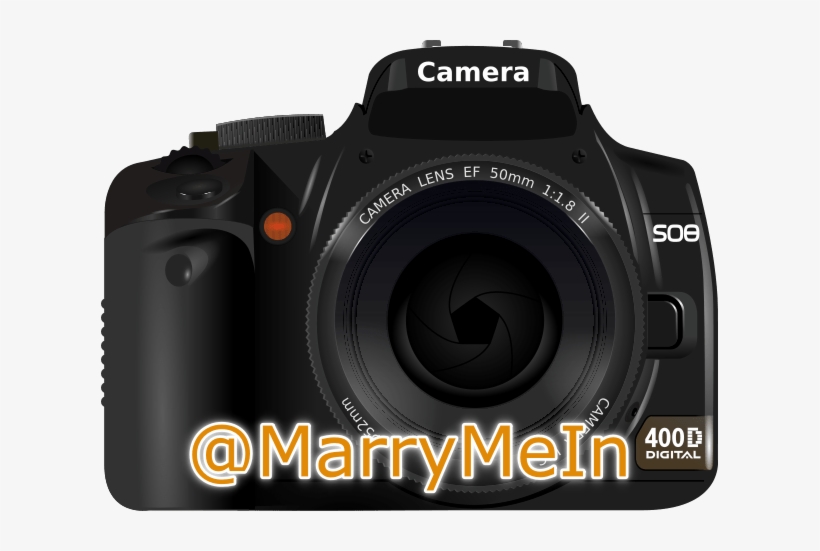 Cropped Nick And Zoe Camera Sticket 4 - Digital Camera Clip Art, transparent png