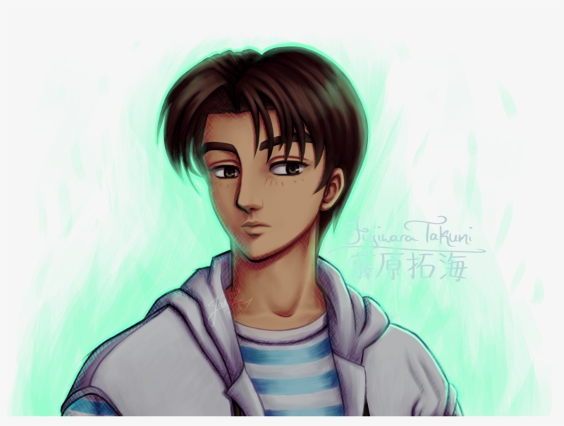 Takumi Fujiwara - Takumi Initial D Fan Made, transparent png