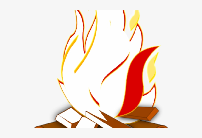 Flame Clipart Bonfire - Bonfire Clipart, transparent png