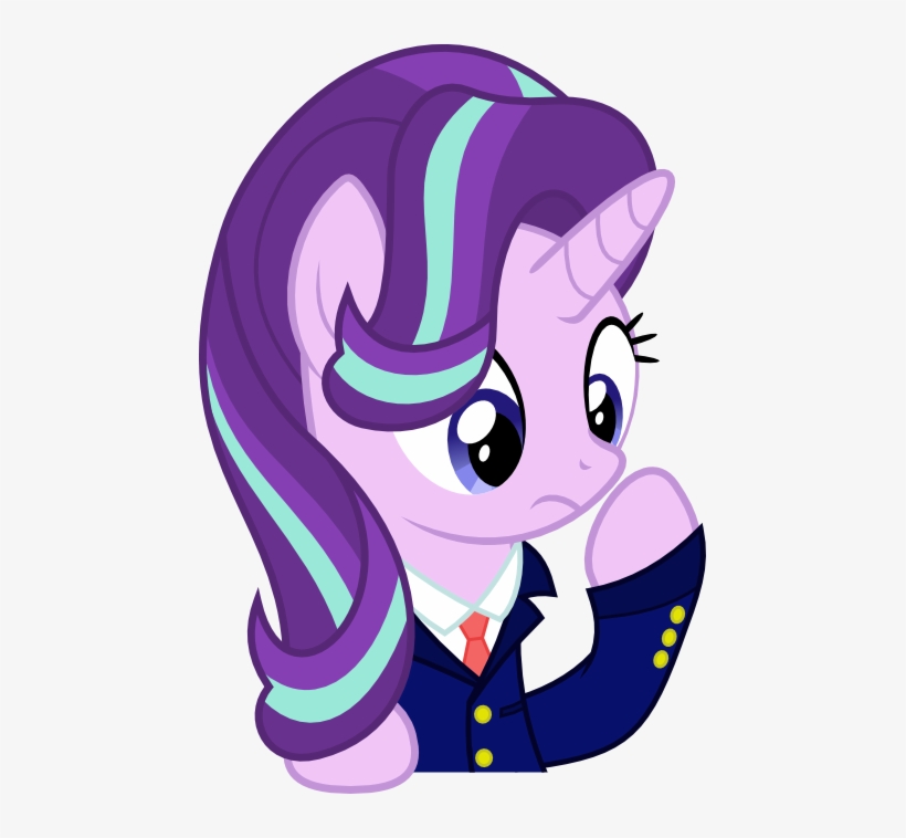 Hotsun6392, Clothes, Necktie, Pony, Safe, Solo, Starlight - Necktie, transparent png