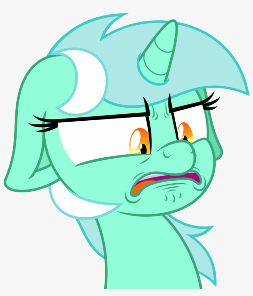Zutheskunk, Bust, Derpibooru Exclusive, Disgusted, - Lyra Heartstrings Bust, transparent png