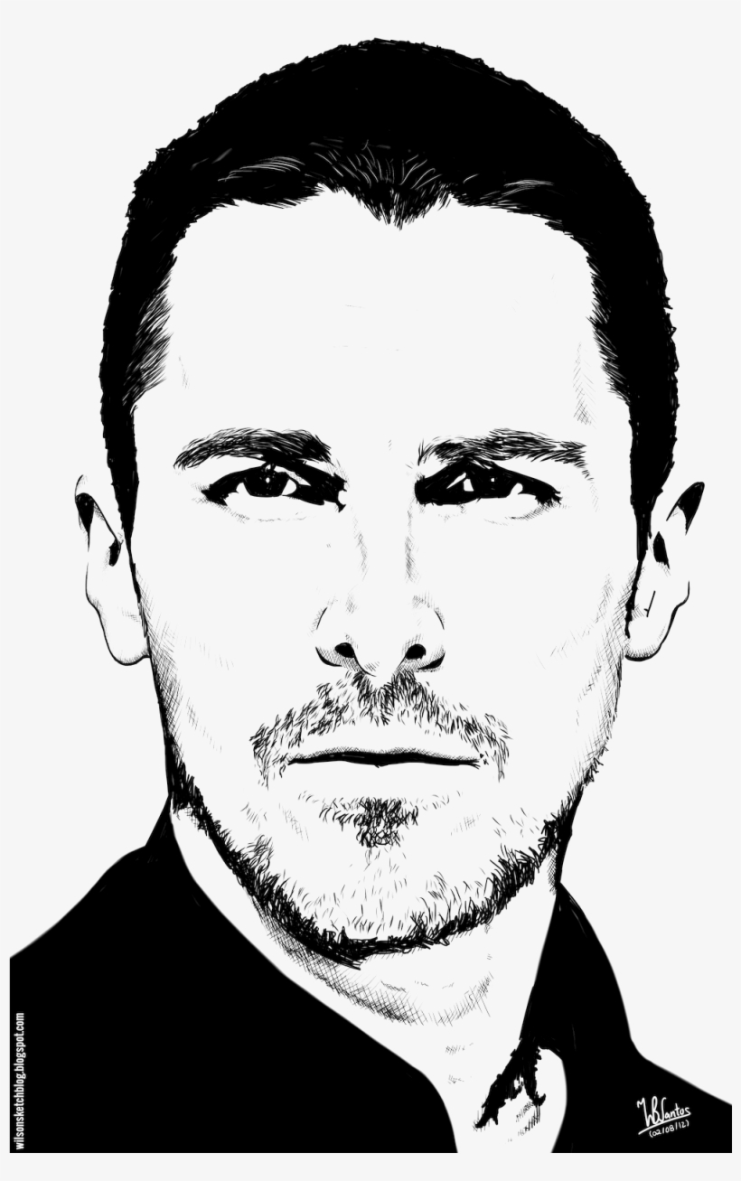 Christian Bale Png Pic - Batman Christian Bale Vector, transparent png