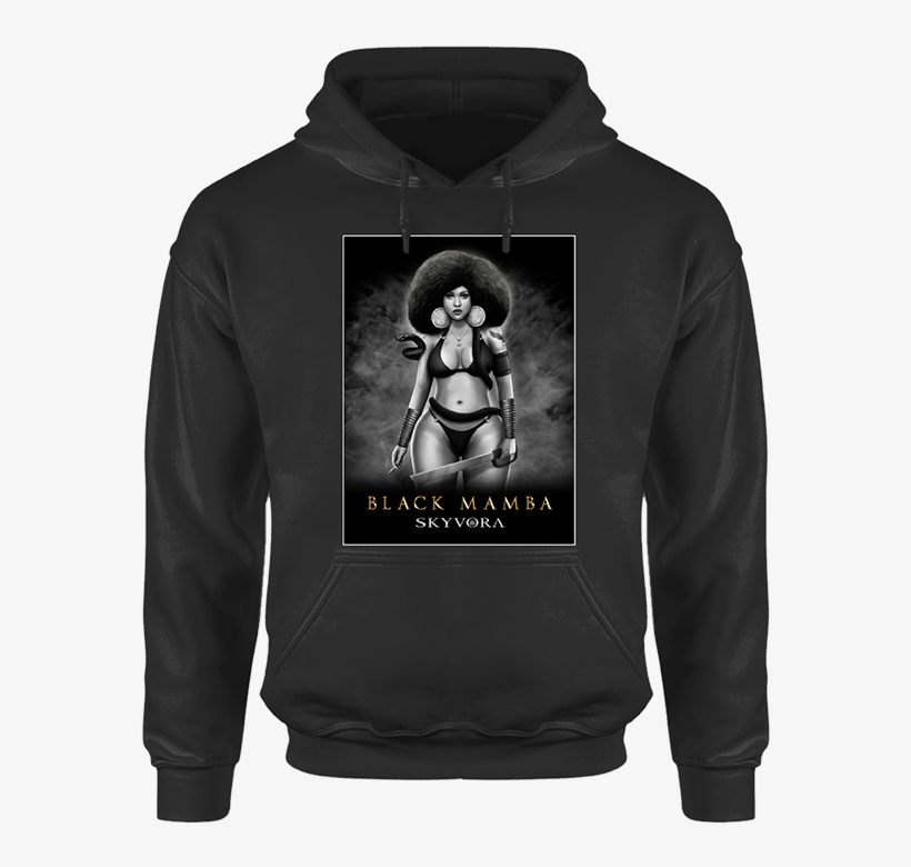Black Mamba Hoodie - Jacket With Hood Design, transparent png