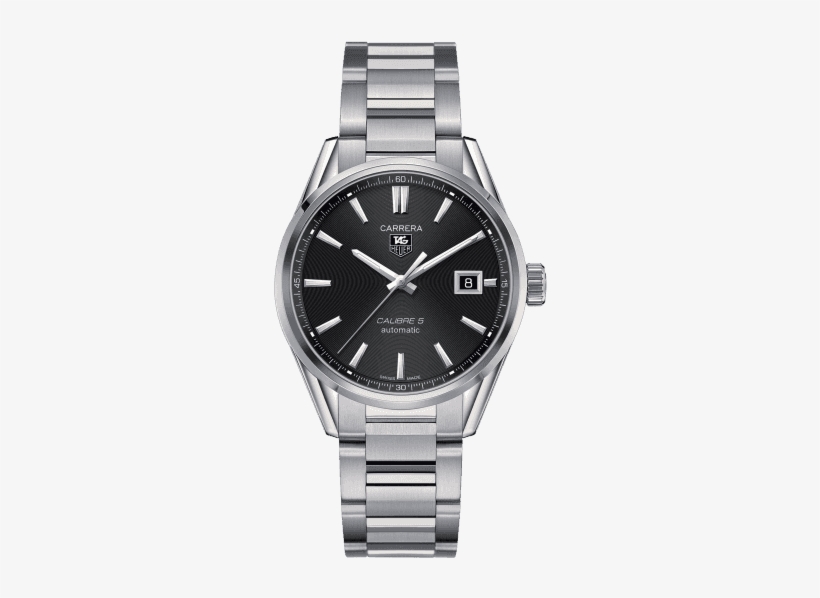 Tag Heuer Carrera Calibre 5 Automatic Watch 100 M - Tag Heuer Way201a Ba0927, transparent png