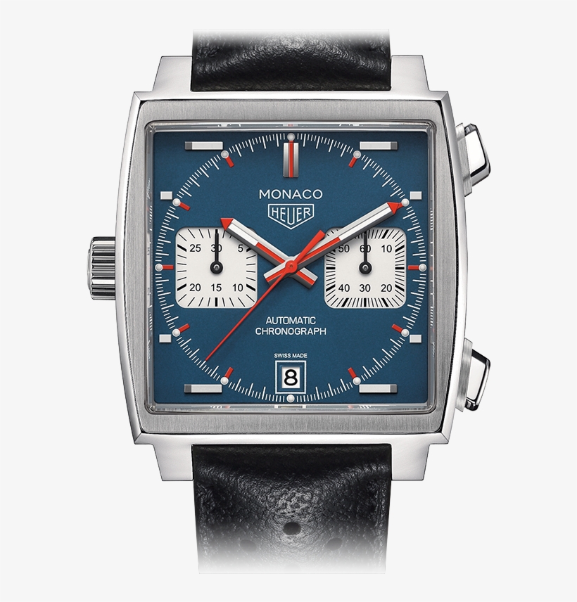 Re-edition Of 1969 With The Monaco Calibre 11 From - Tag Heuer Monaco Chronograph Caw211p.fc6356, transparent png