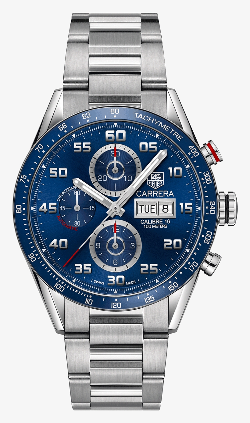 Tag Heuer Carrera Calibre 16 Cv2a1v - Tag Heuer Waz1010 Ba0842, transparent png
