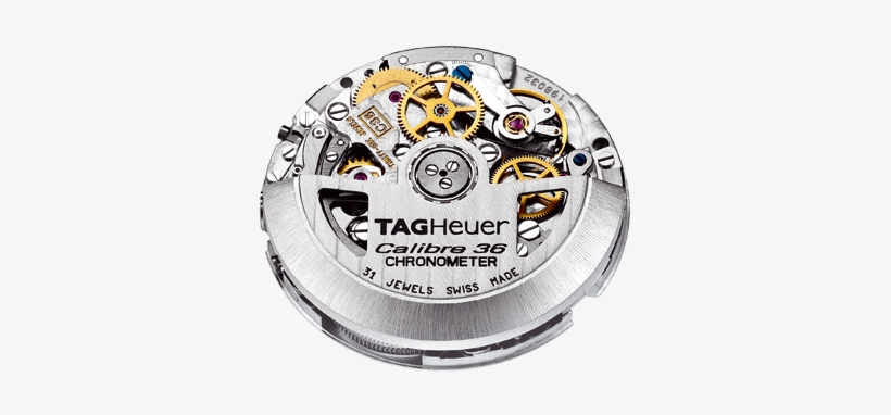 Tag Heuer Caliber Calibre - Tag Heuer Calibre 36 Movement, transparent png