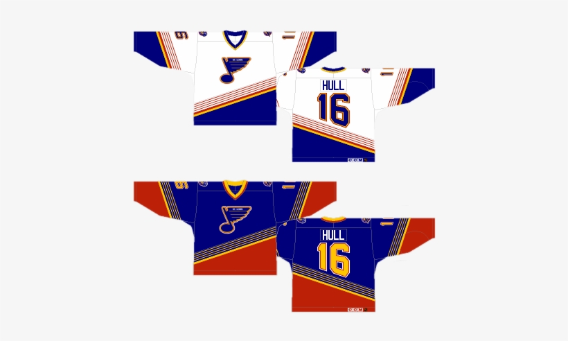 Blues18 - St Louis Blues 1990s Jersey, transparent png