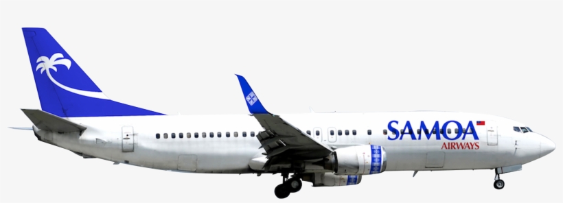 While The Designs Use The Blue, Red And White Of The - Samoa Airways, transparent png