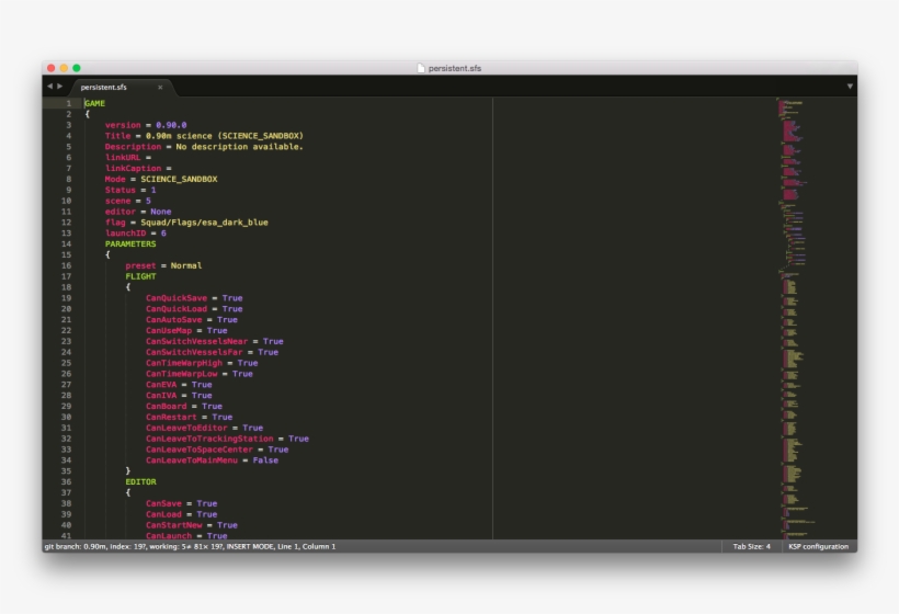 Kerbal Space Program Configuration Syntax - Clion Java, transparent png