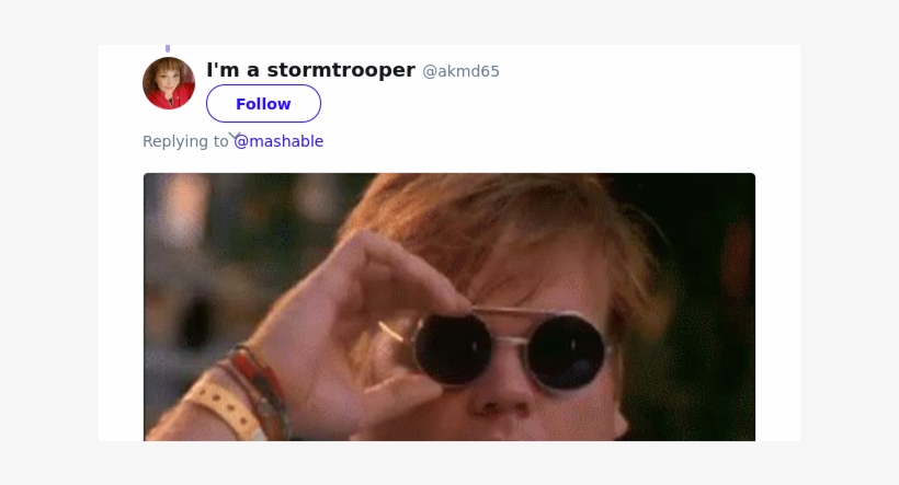 Rt @akmd65 - @mashable - Schmitts Gay Gif, transparent png