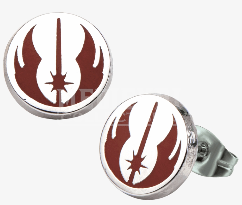 Star Wars Jedi Order Enamel Stud Earrings - Star Wars Jedi Logo Enamel Stud Earrings, transparent png