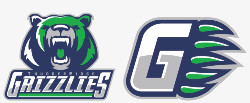 Thunder Ridge Grizzlies Logo Redesign, transparent png