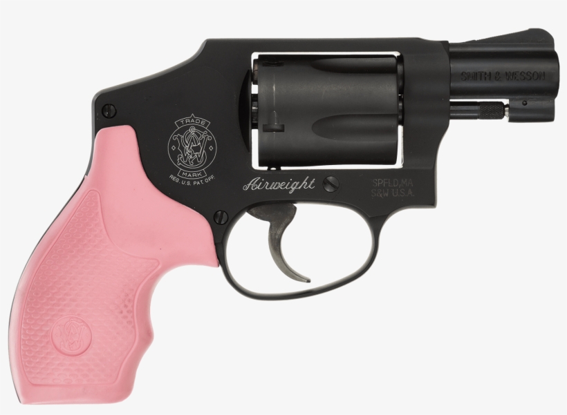 55913 - Smith And Wesson 442 Pink Grips, transparent png