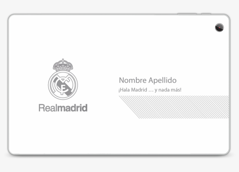 Microsoft Real Madrid Tablet 3 - Safta Carton Bloc A7 Microperforated 100 Leaves Real, transparent png