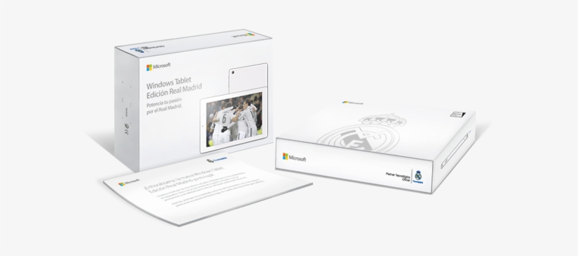 Microsoft Real Madrid Tablet - Micosoft And Real Madrid, transparent png