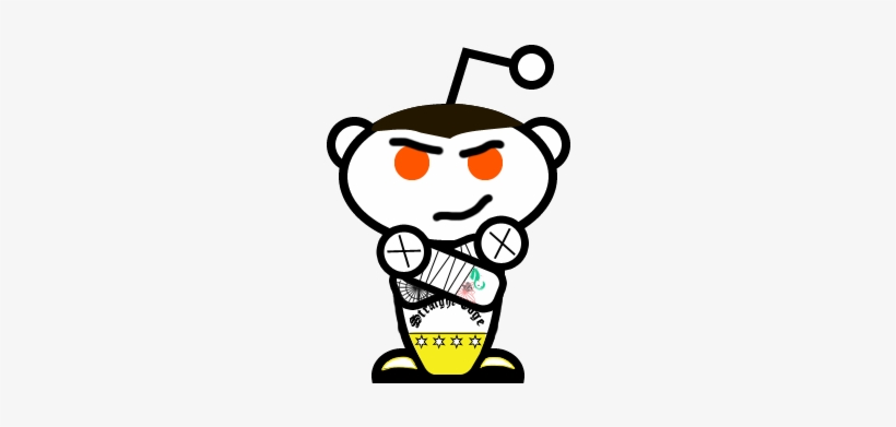 The First Official Reddit Alien Of Squaredcircle Iscm - Reddit Alien, transparent png