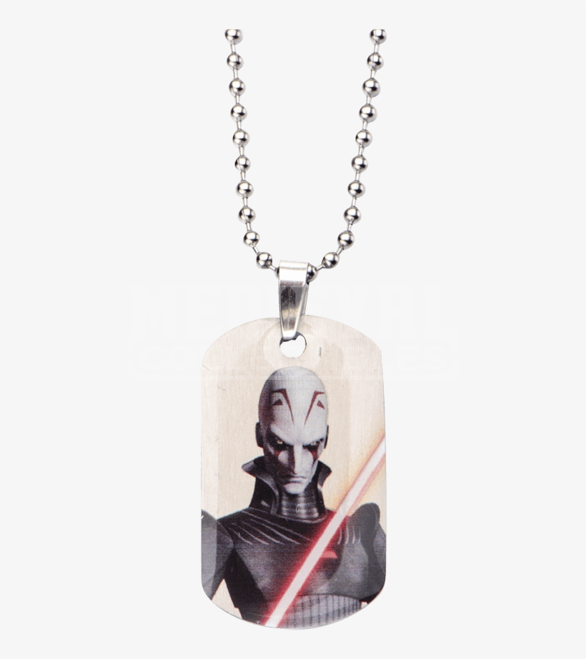 Star Wars Rebels Inquisitor Kids Dog Tag Necklace - Star Wars Jewelry Boys' Rebel Inquisitor Dog Tag Chain, transparent png
