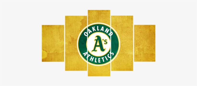 Hd Printed Oakland Athletics Logo 5 Pieces Canvas - Detroit Tigers Vs Oakland Athletics, transparent png